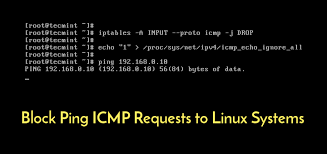 Its getting request time out from 1st hop. How To Block Ping Icmp Requests To Linux Systems