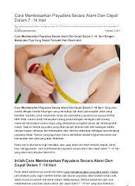 Seperti yang sudah kita bahas, ukuran payudara seorang wanita bergantung pada volume hormon. Tips Besarkan Payudara Secara Alami Dan