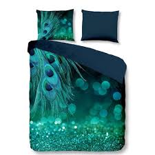 Good Morning Dekbedovertrek Peacock Groen 140x200 220 Cm Dekbedovertrek Slaapkamer Beddengoed