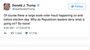 A sad day for the trump administration. Donald Trump Is Going On A Furious Twitter Tirade About The Rigged Election Vox