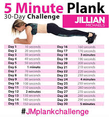 30 Day Plank Challenge Workout Challenge Exercise 30 Day