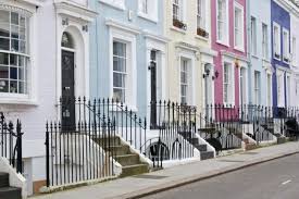Per Le Strade Di Londra Shabby Chic Interiors Case Colorate Londra Casa Di Londra