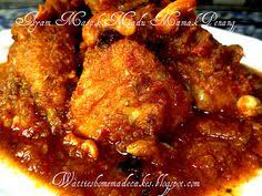 … until the tomato paste is become oily…. Ayam Masak Merah Recipe Chef Wan
