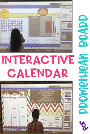 Interactive Calendar Promethean Board Activinspire A