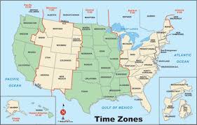 Us Time Zones Chart Google Search Time Zone Map Time