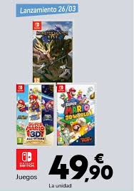 L➤ ¿buscas un nuevo carrefour juegos nintendo switch? Oferta Nintendo Switch Juegos En Carrefour