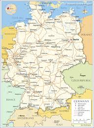 Map of switzerland, italy, germany and france. Political Map Of Germany Nations Online Project