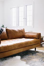 Couch Goals Wit Delight Designing A Life Well Lived Leather Sofa Bed Tan Leather Sofas Leather Sofa And Loveseat