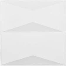 Easy to install and maintain. Ekena Millwork 1 In X 19 5 8 In X 19 5 8 In White Pvc Aberdeen Endurawall Decorative 3d Wall Panel Wp20x20abwh The Home Depot 3d Wall Panels Floating Shelves Living Room Floating Shelves Bathroom
