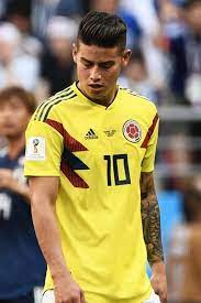9 Footballer Hairstyles From 2018 World Cup James Rodriguez Hair Styles Hairstyle