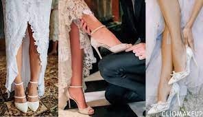 Scarpe sposa 2020 di gran tendenza la punta chiusa from www.geventiwedding.it il modello chanel da sposa in raso bianco è il massimo dell'eleganza sobria e raffinata. Scarpe Da Sposa 2021 Dalle Decollete Ai Sandali Scopriamo Le Piu Belle