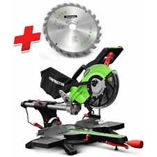 scie onglets radiale 1800w 210mm double inclinaiso