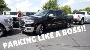 The bullnose mercedes is a real truck. 2019 Ram 1500 Parallel Parking All By Itself Youtube