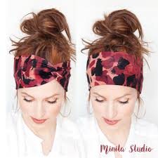 Red Headband Camo Headband Turban Headband Ombre Red Headwrap Yoga Headband Women Headband Turban Headband Black Headband Workout Headband Ideas De Vestir Turbantes