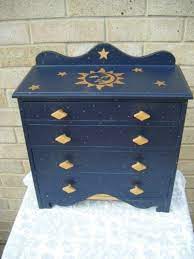 Small Chest Of Drawers Sun Moon And Stars Painted Jewellery Collectors Ebay Small Chest Of Drawers Pink Painted Furniture Painted Drawers