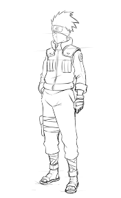 Learn To Draw Kakashi From Naruto In 8 Easy Steps Improveyourdrawings Com Naruto Sketch Drawing Naruto Drawings Naruto Drawings Easy
