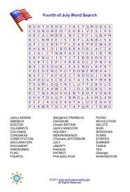 Summer free printable word search puzzles for adults. 4th Of July Word Search Free Printable Page For All Ages