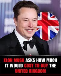 Elon Musk just asked the internet a very strange question... “How much is it?”  The question came after a satirical Babylon Bee post claimed Musk had  bought the United Kingdom to “restore
