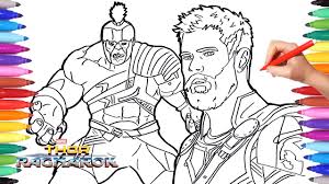 Each week thor will reward the top 3 coloring pages (based on his creative judgement!) with a free 8x10 matted print of your choice! Thor Ragnarok And Hulk Coloring Pages How To Draw Hulk And Thor Marvel Avengers For Kids Youtube