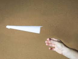 On the template, this fold is represented by the dotted line. How To Make A Paper Airplane Hgtv