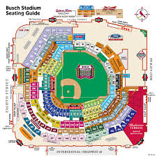 Busch Stadium Seating Map Cardinals Stadium Seating Chart