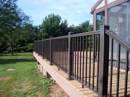 Black Aluminum Deck Railing Pegatha Aluminum Deck Railing In Black Aluminum Railing Deck Aluminum Decking Deck Railings