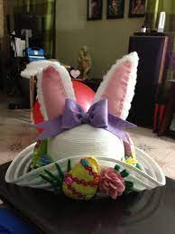Easter Hat Easy To Make With Felt Easter Bonnet Easter Basket Diy Easter Hats