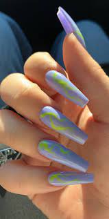 Lightning Bolt Nails Lilac Nails Lightning Bolt Nails Lightning Nails