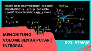 Pada dasarnya, untuk menghitung volume benda putar itu baik pada sumbu x maupun sumbu y sama saja. Integral Menghitung Volume Benda Putar Diputar Terhadap Sumbu Y Youtube