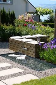Banc De Palettes Dans Le Jardin Simple Et Chic Banc De Palettes Dans Le Jar En 2020 Avec Images Caracteristiques D Eau De Jardin Creation De Jardin Contemporain Design Jardin