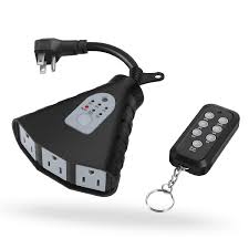 Home electrical switches & dimmers. Outdoor Wireless Remote Control Outlet With Timer Photoelectric Sensor 3 Grounded Smart Plug 15a 100 Feet Rf Signal Heavy Duty Weatherproof Remote Light Switch Electrical Plug Power Strip Walmart Com Walmart Com