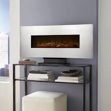 Contemporary wall mount electric fireplace. Muskoka 42 Wall Mount Electric Fireplace Zinc Ghp Group Inc