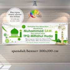 Maybe you would like to learn more about one of these? Spanduk Banner Maulid Nabi Saw Isro Miraj Lazada Indonesia