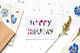 This year, create a customized holiday card for free with adobe spark. Diy Make Your Own Holiday Cards With Pressed Flowers Terumah