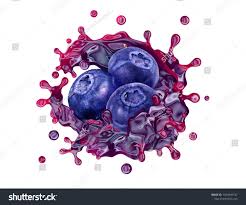 Fresh Blueberry Juice Smoothie Or Jam Splash Swirl With Blueberries Tasty Berry Juice Splashing Blueberry Juice Isolated Liquid Healthy Food Cuarto Creciente