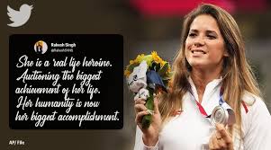 Olympic javelin thrower maria andrejczyk may have only won silver in tokyo but the pole has proved that she has a heart of gold after announcing that she will auction her medal to help fund a toddler's heart surgery. Auiopsjuibhrom
