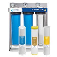 She was poisoned by heavy metal toxicity! Express Water Heavy Metal Whole House Water Filter 3 Stage Whole House Water Filtration System Sediment Kdf Carbon Filters Includes Pressure Gauges Easy Release And 1 Inch Connections Amazon Com Industrial Scientific