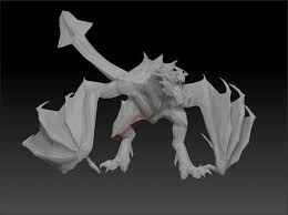 3d Dragon Skyrim 3d Print Model Skyrim Dragon Dragon Print Models