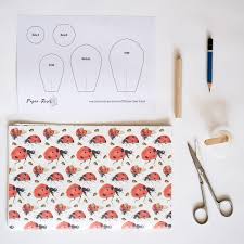 Free printable small flower template. Paper Flowers Free Printable Template Paper Roses