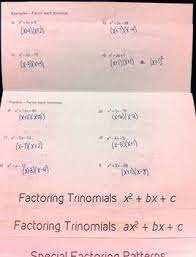 Gina wilson, 2012 products by gina wilson (all things algebra) may be used by the purchaser for their 25 truett. Factoring Polynomials Flipbook Notes Factoring Polynomials Polynomials Quadratics