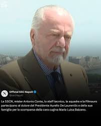 Lutto per il presidente #DeLaurentiis 😔 arriva il messaggio di cordoglio  da parte del #Napoli 💙 #CN24 #CalcioNapoli24 #CalcioNapoli