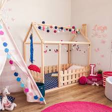 Children Bed House Frame Bed Montessori Toy Baby Bed Toddler Etsy Toddler Floor Bed House Frame Bed Toddler Bed