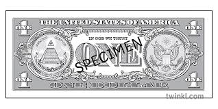 Send a private messageredditor for 4 years. One Dollar Bill Reverse Money Bank Note Usa Black And White Rgb