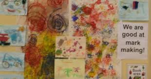 Mark Making Display Art And Colour Classroom Displays Display Colour Creative Paint Marks Early Mark Making Classroom Displays Mark Making Early Years