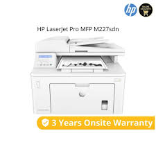 Also, the height of the printer is about 12.3 inches while the weight is about 9.4 kg, equivalent to 20.7lbs. Hp Laserjet Pro Mfp M227sdn Printer Print Scan Copy G3q74a Tmt The Largest I T Retailer In Malaysia