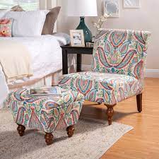 This slipper chair is suspended on square tapered legs. Mistana Yareli 22 Wide Slipper Chair And Ottoman Reviews Wayfair