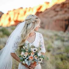 Loose Wavy Braided Half Up Half Down Bridal Hair With Veil Gorgeous Half Up Half Down Brida Wedding Hair Down Bridal Hair Veil Wedding Hairstyles With Veil
