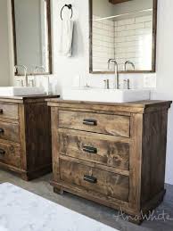 Make Your Own Vanity 12 Inventive Bathroom Rehabs Bathroom Vanity Remodel Rustic Bathroom Vanity Diy