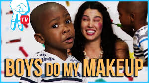 Boys Do My Makeup Challenge