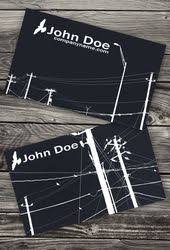 Business cards are an effective way to network with other industry professionals. Design Templates For Electricians
